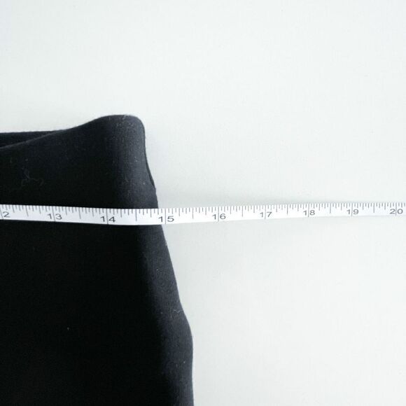 Talula Women's Asymmetrical Hem Mini Pencil Skirt Black Stretchy Size L - Picture 8 of 8